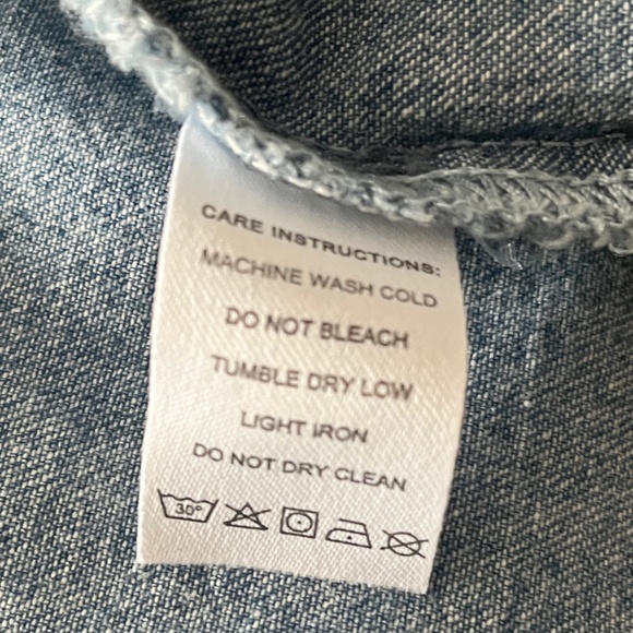 Denim Coat/ Dress Blue Size XXL - Picture 9 of 11